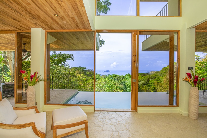 Solarium with Infinity Pool and Ocean Views - Casa Mogambo Luxury Vacation Rental Villa - Manuel Antonio Costa Rica