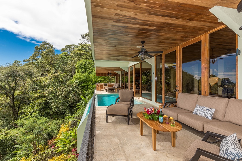 Main Patio - Casa Mogambo Luxury Vacation Rental Villa - Manuel Antonio Costa Rica