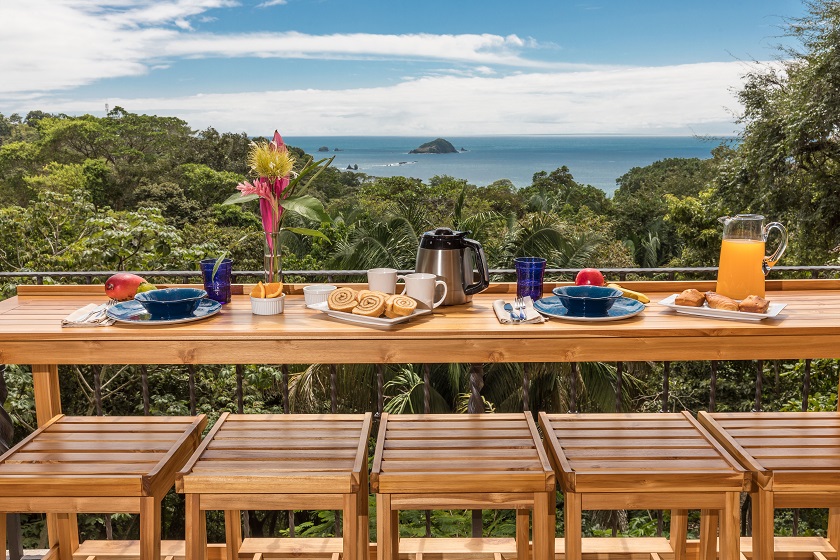 Outdoor Breakfast - Casa Mogambo Luxury Vacation Rental Villa - Manuel Antonio Costa Rica