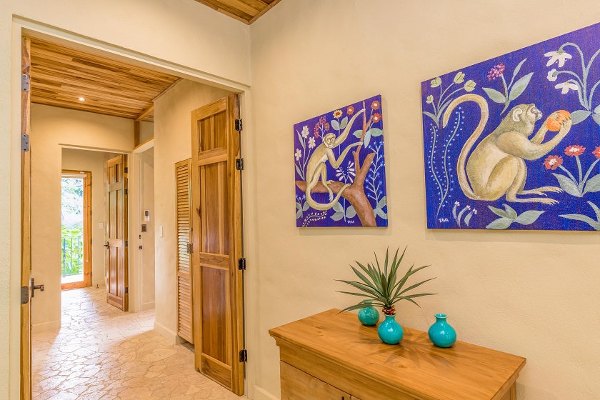 Lower Entry Hall - Casa Mogambo Luxury Vacation Rental Villa - Manuel Antonio Costa Rica