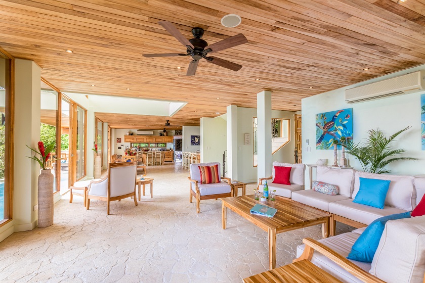 Main Living Area - Casa Mogambo Luxury Vacation Rental Villa - Manuel Antonio Costa Rica