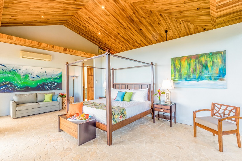 Master Suite and Paintings - Casa Mogambo Luxury Vacation Rental Villa - Manuel Antonio Costa Rica