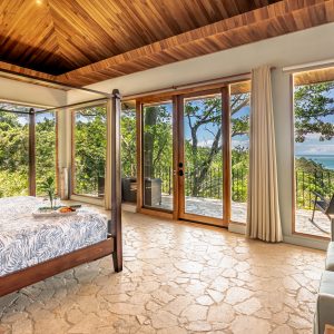 Master Suite and Ocean Patio View - Casa Mogambo Luxury Vacation Rental Villa - Manuel Antonio Costa Rica